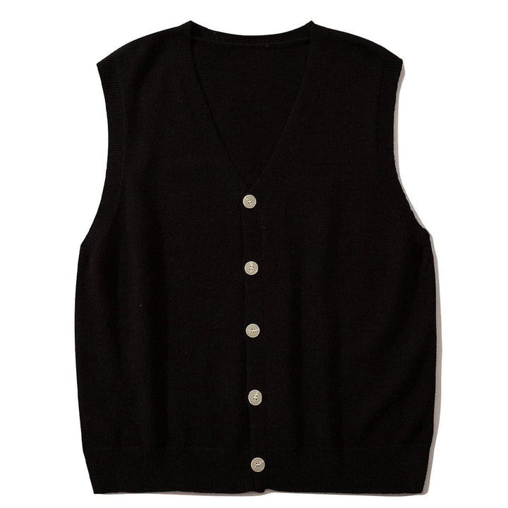TALISHKO - Simple Solid Color Sweater Vest - streetwear fashion, outfit ideas - talishko.com
