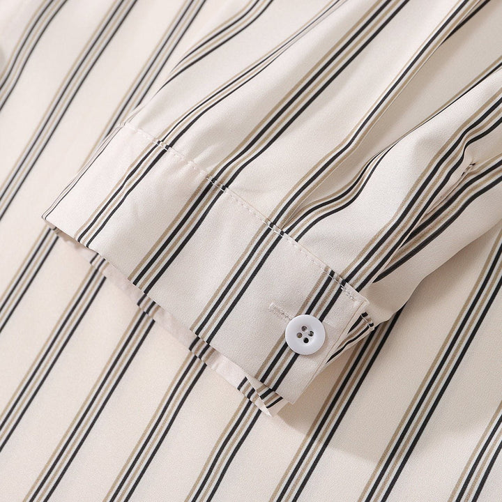 TALISHKO - Simple Striped Long Sleeve Shirt - streetwear fashion, outfit ideas - talishko.com