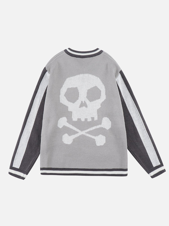 TALISHKO™ - Skeleton Stitching Color Sweater streetwear fashion - talishko.com