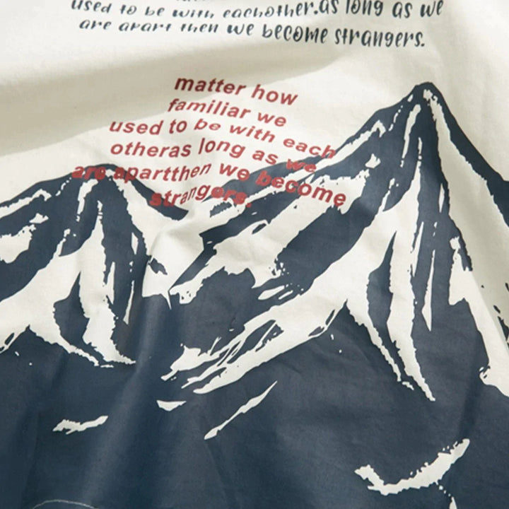 TALISHKO - Snow Mountain Short Sleeve Shirt - streetwear fashion, outfit ideas - talishko.com
