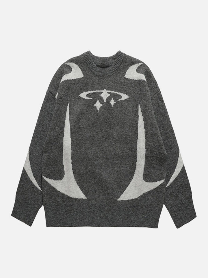 TALISHKO - Star Pattern Sweater - streetwear fashion, outfit ideas - talishko.com