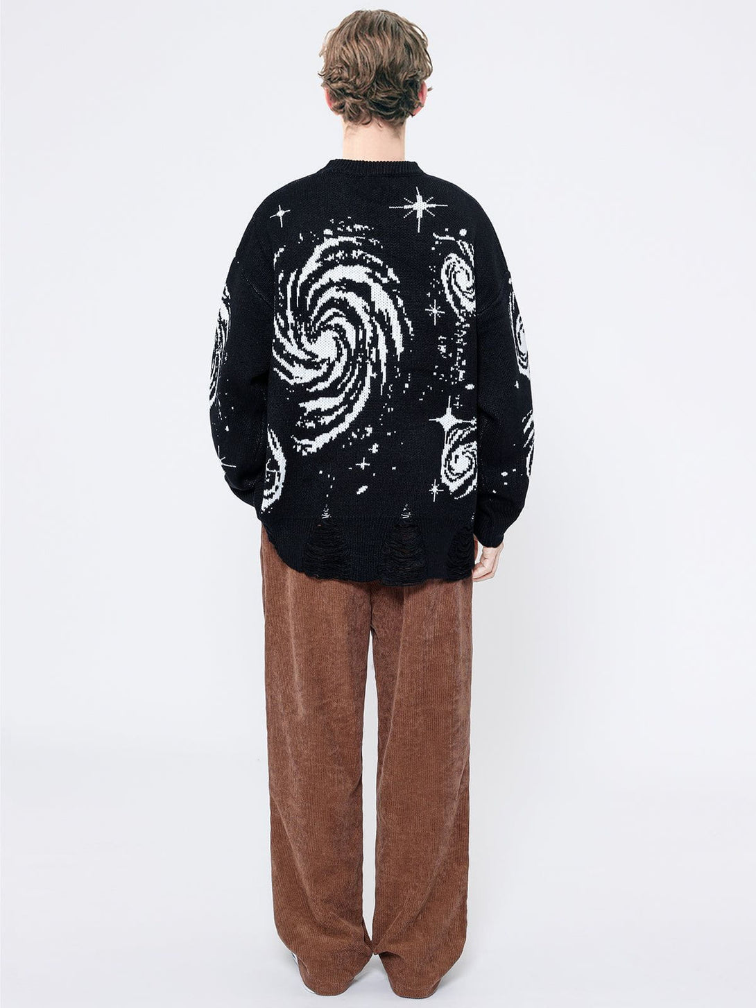 TALISHKO - Starry Night Jacquard Knit Sweater - streetwear fashion, outfit ideas - talishko.com