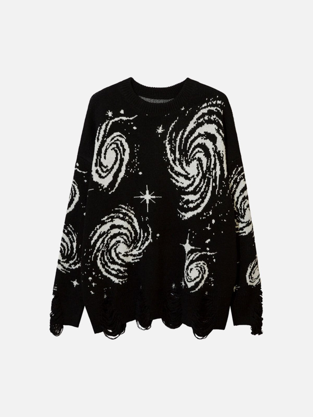 TALISHKO - Starry Night Jacquard Knit Sweater - streetwear fashion, outfit ideas - talishko.com