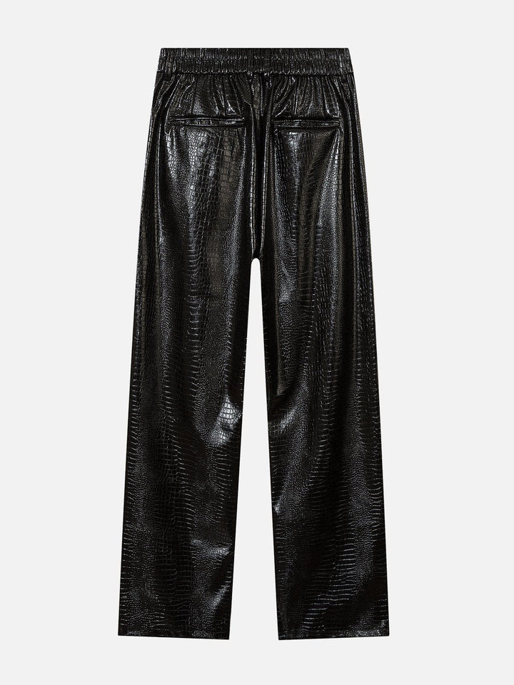 TALISHKO - Straight Leather Pants - streetwear fashion, outfit ideas - talishko.com