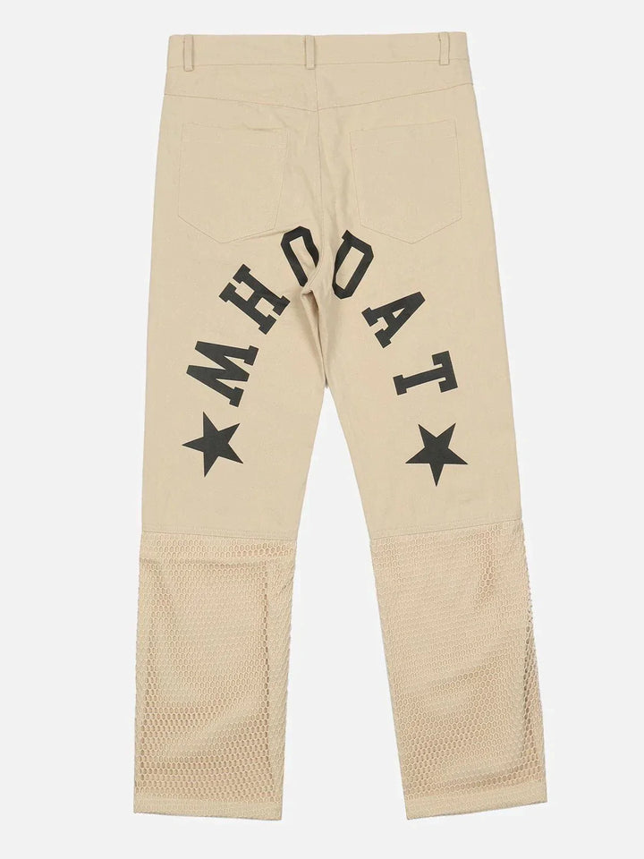 TALISHKO - Street Pistol Star Print Pants - streetwear fashion, outfit ideas - talishko.com