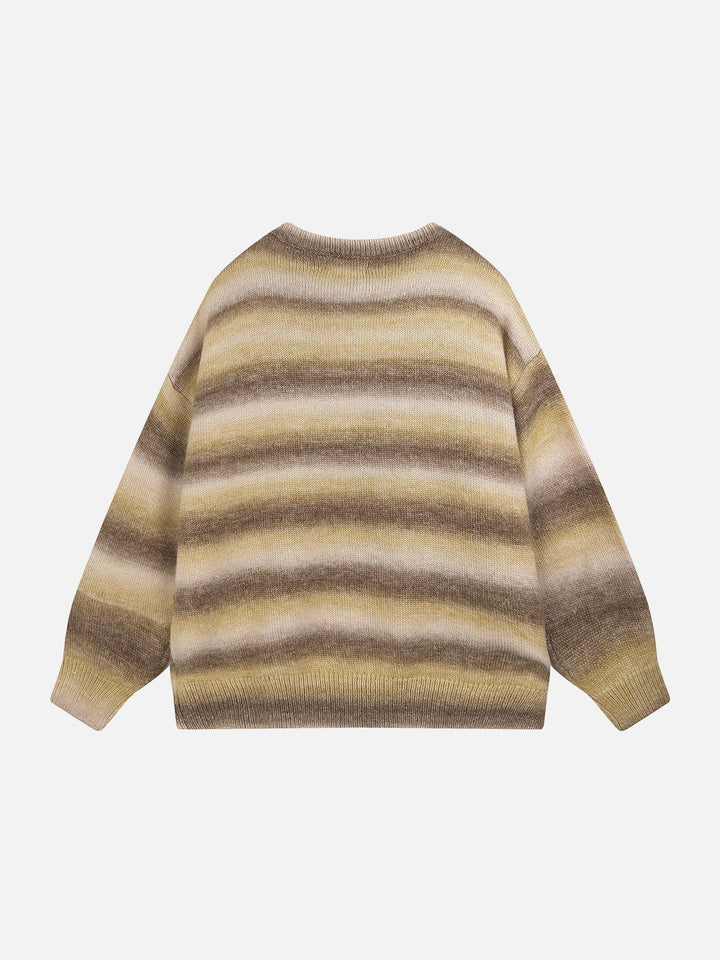 TALISHKO™ - Striped Gradient Sweater streetwear fashion - talishko.com
