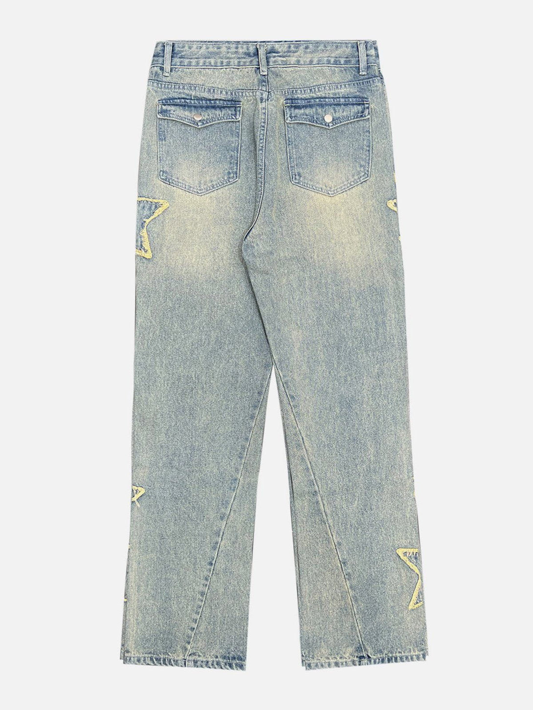 TALISHKO - Tassel Pentagram Jeans - streetwear fashion, outfit ideas - talishko.com