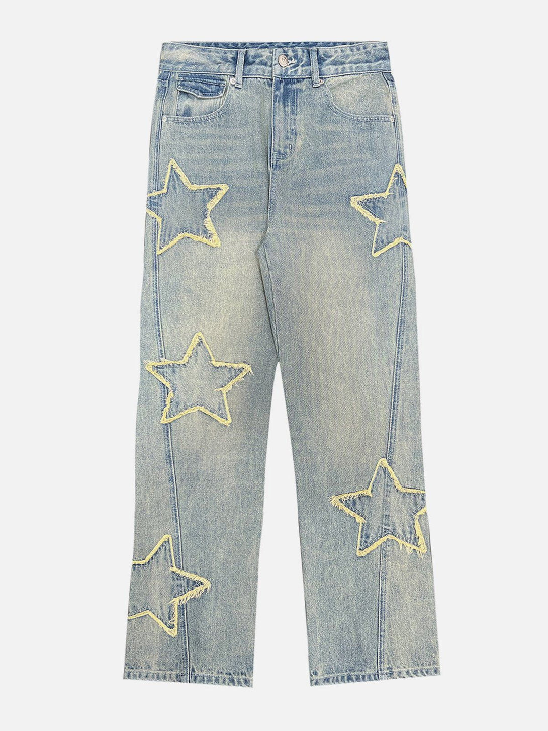TALISHKO - Tassel Pentagram Jeans - streetwear fashion, outfit ideas - talishko.com
