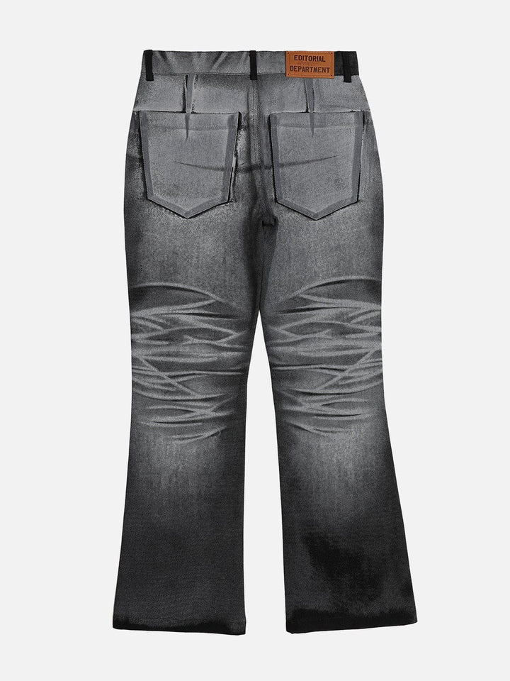 TALISHKO™ - Tie Dye Loose Jeans streetwear fashion - talishko.com