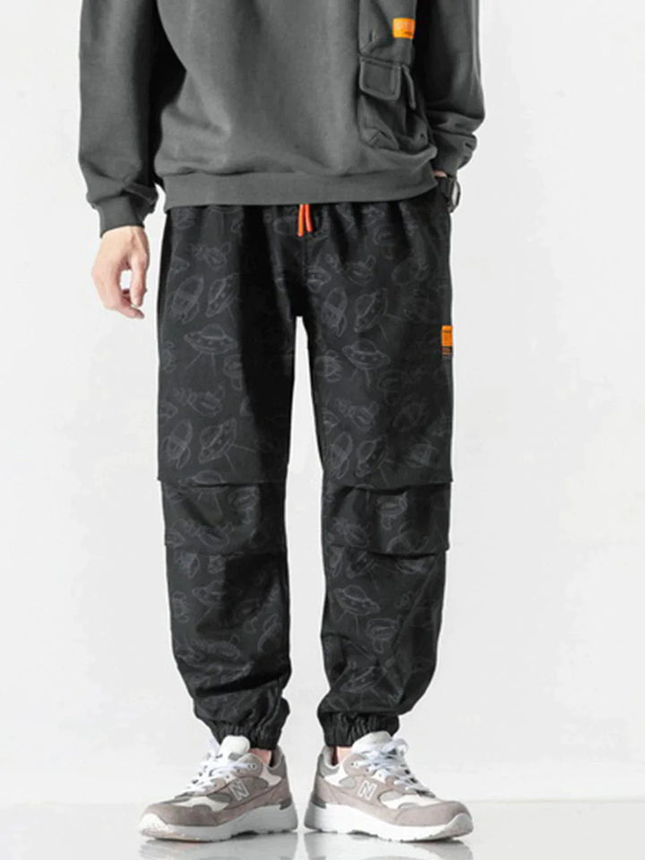 TALISHKO - UFO Pattern Pants - streetwear fashion, outfit ideas - talishko.com