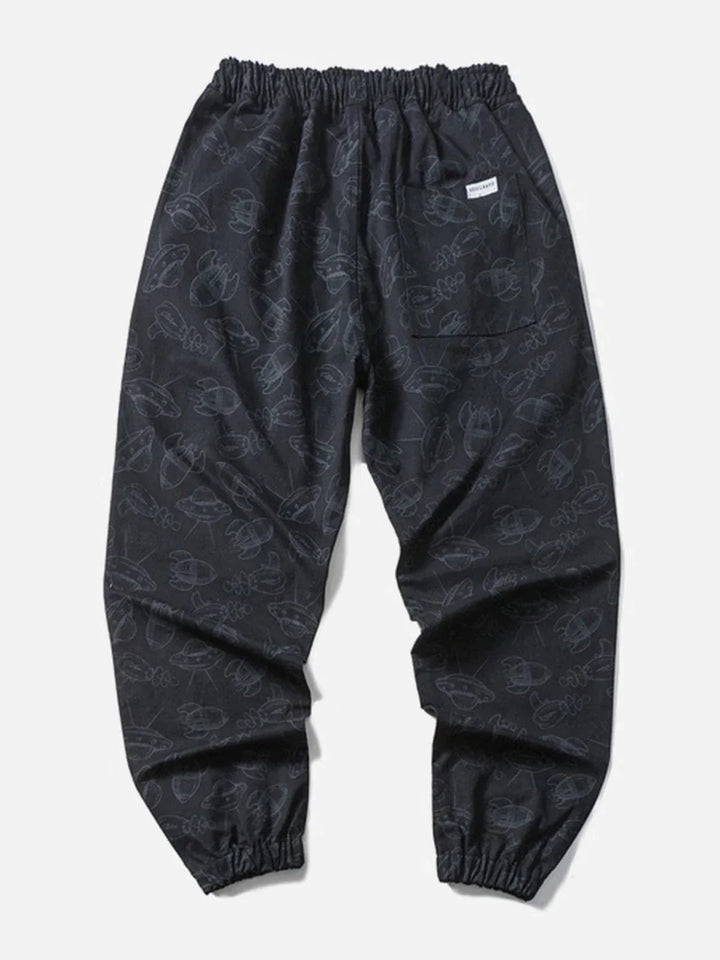 TALISHKO - UFO Pattern Pants - streetwear fashion, outfit ideas - talishko.com