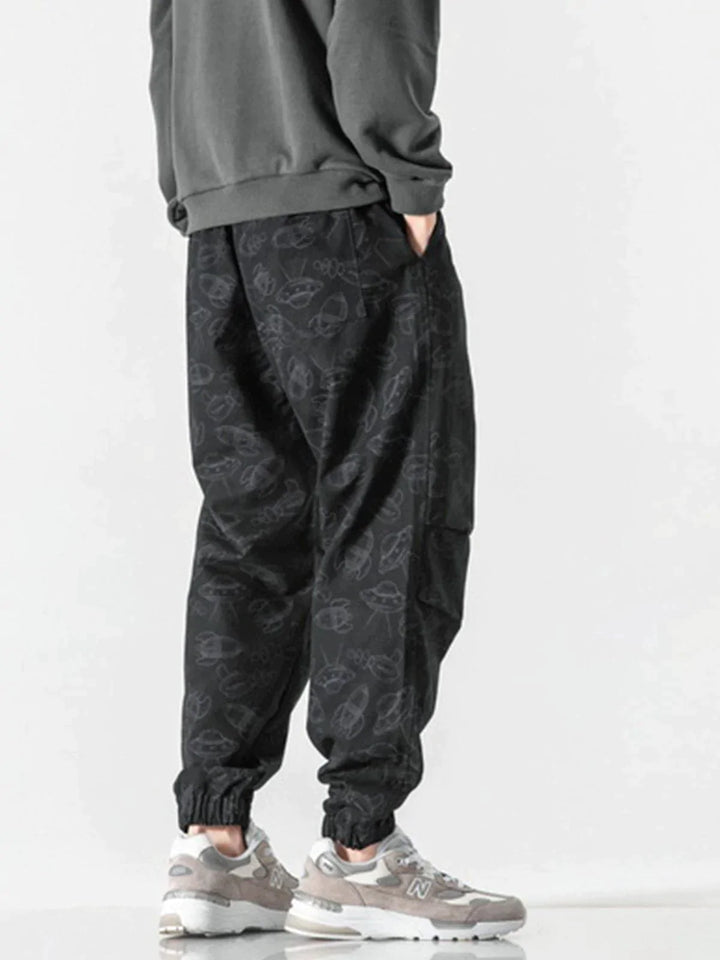 TALISHKO - UFO Pattern Pants - streetwear fashion, outfit ideas - talishko.com