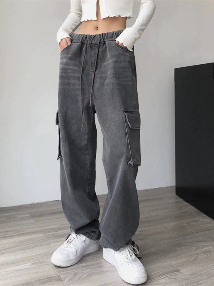 TALISHKO - Vintage Big Pocket Pants - streetwear fashion, outfit ideas - talishko.com