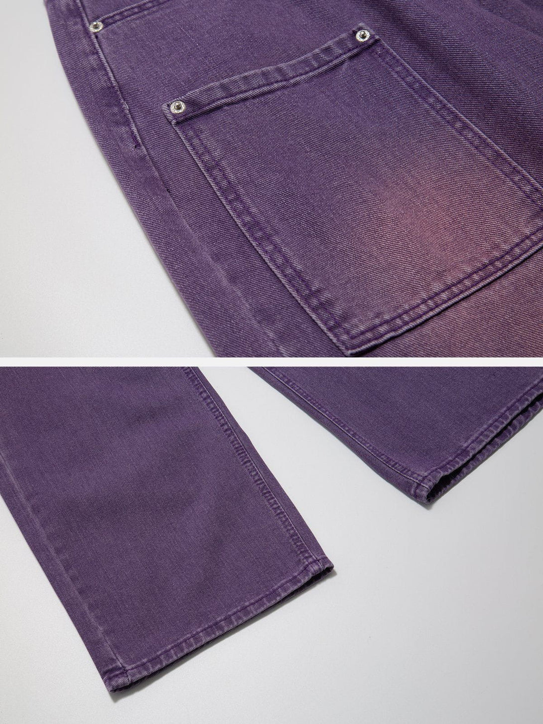 TALISHKO - Vintage Distressed Large Pocket Jeans - streetwear fashion, outfit ideas - talishko.com
