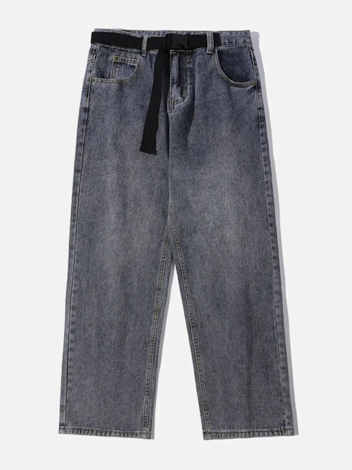 TALISHKO - Vintage Distressed Right Angle Jeans - streetwear fashion, outfit ideas - talishko.com