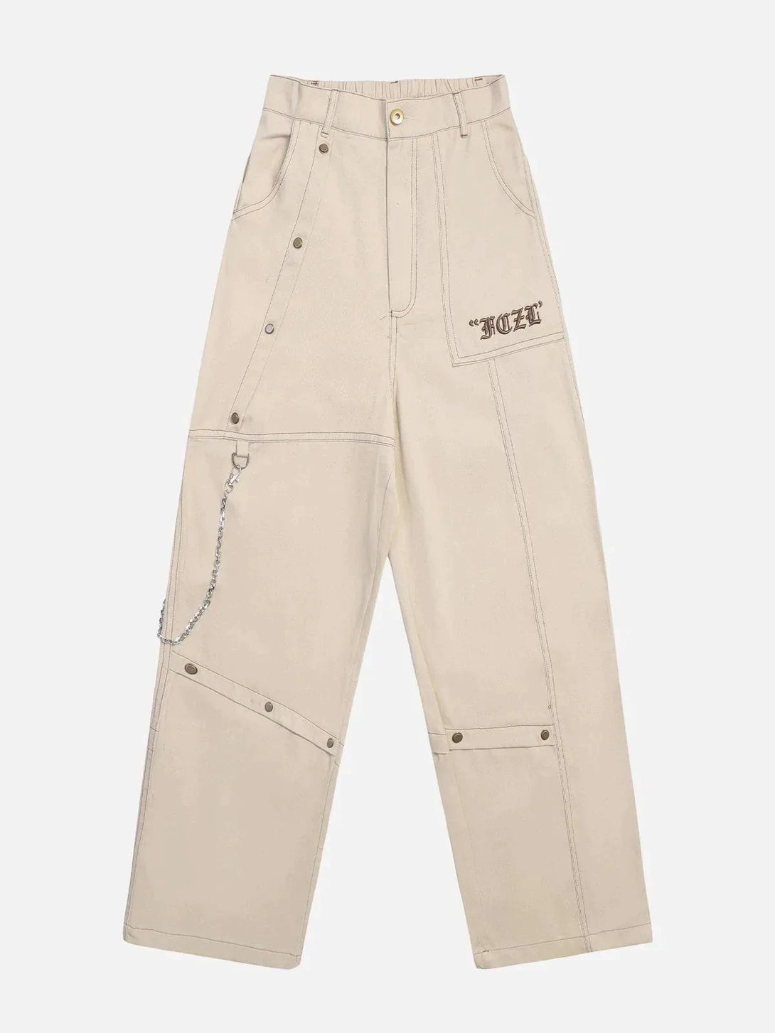 TALISHKO - Vintage Embroidery Jeans - streetwear fashion, outfit ideas - talishko.com