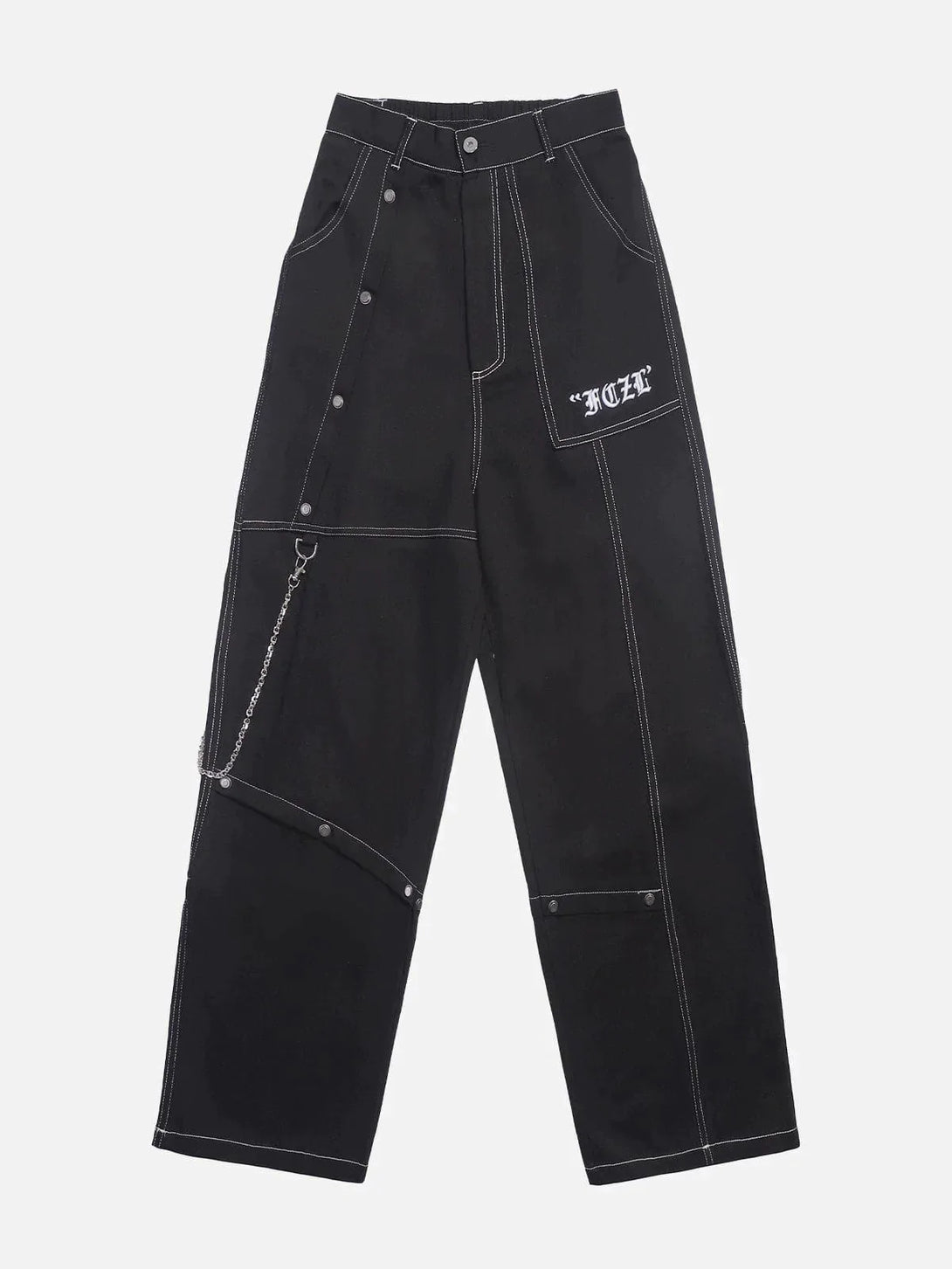 TALISHKO - Vintage Embroidery Jeans - streetwear fashion, outfit ideas - talishko.com