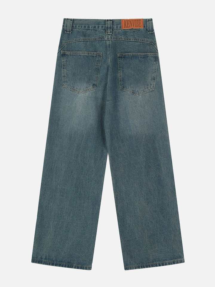 TALISHKO™ - Vintage Folded Jeans streetwear fashion - talishko.com