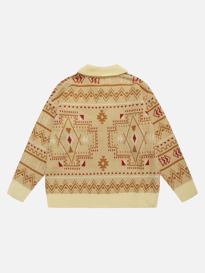 TALISHKO™ - Vintage Pocket Trim Sweater streetwear fashion - talishko.com