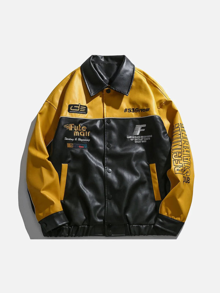 TALISHKO -  Vintage Racing Bomber Jacket - streetwear fashion, outfit ideas - talishko.com