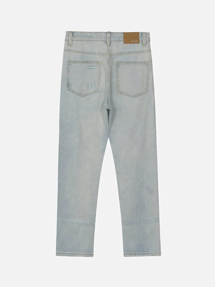 TALISHKO - Vintage Raw Shredded Jeans - streetwear fashion, outfit ideas - talishko.com
