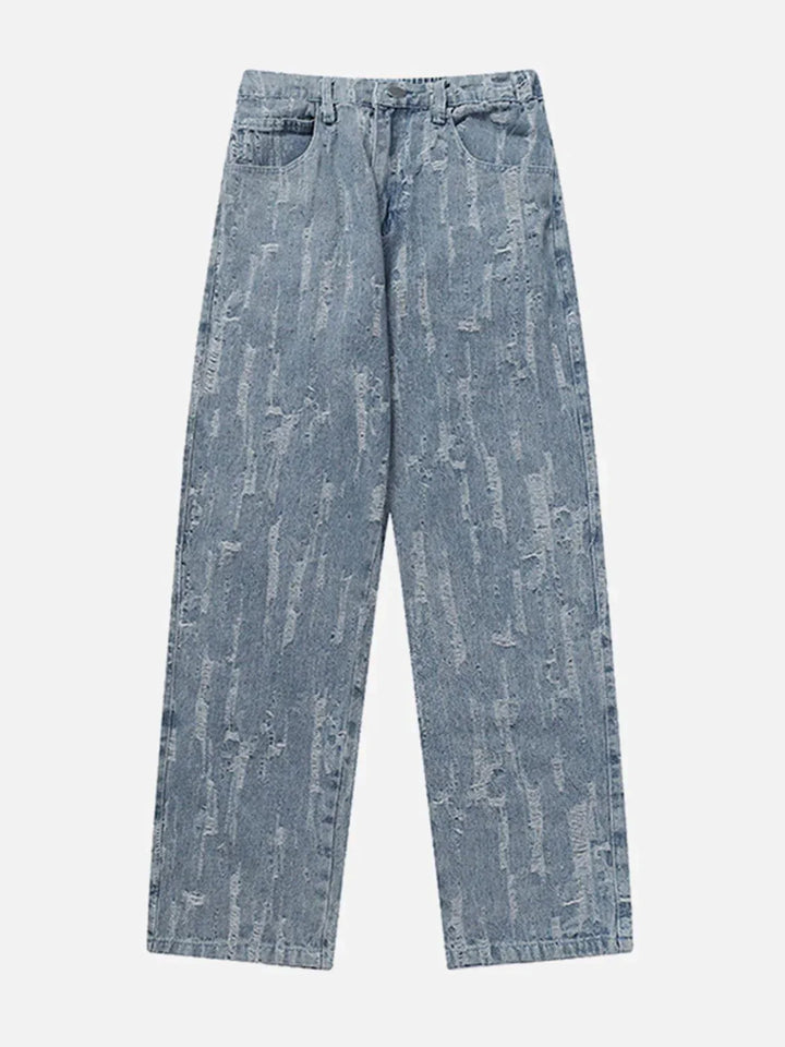 TALISHKO - Vintage Scratched Jeans - streetwear fashion, outfit ideas - talishko.com