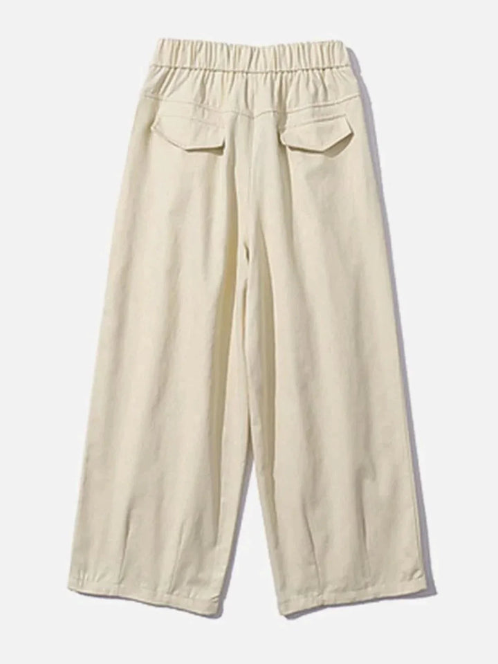 TALISHKO - Vintage Solid Color Drawstring Pants - streetwear fashion, outfit ideas - talishko.com