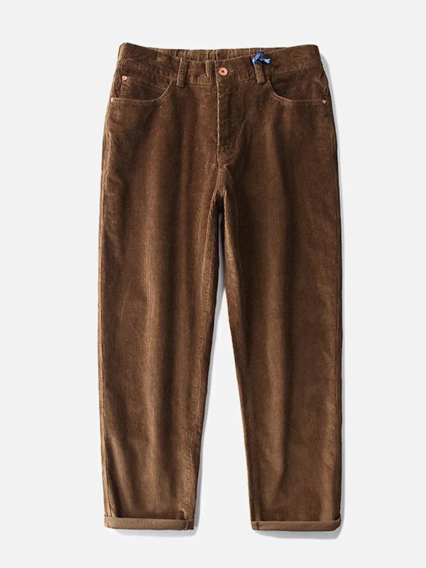 TALISHKO - Vintage Solid Corduroy Pants - streetwear fashion, outfit ideas - talishko.com