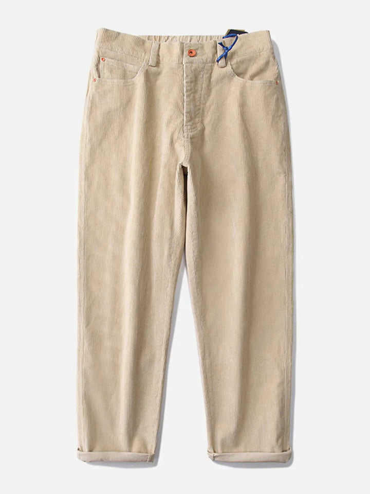 TALISHKO™ - Vintage Solid Corduroy Pants streetwear fashion - talishko.com