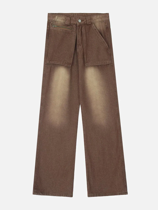 TALISHKO™ - Vintage Water-wash Jeans streetwear fashion - talishko.com