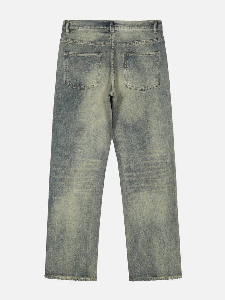 TALISHKO - Wash Hole Jeans - streetwear fashion, outfit ideas - talishko.com