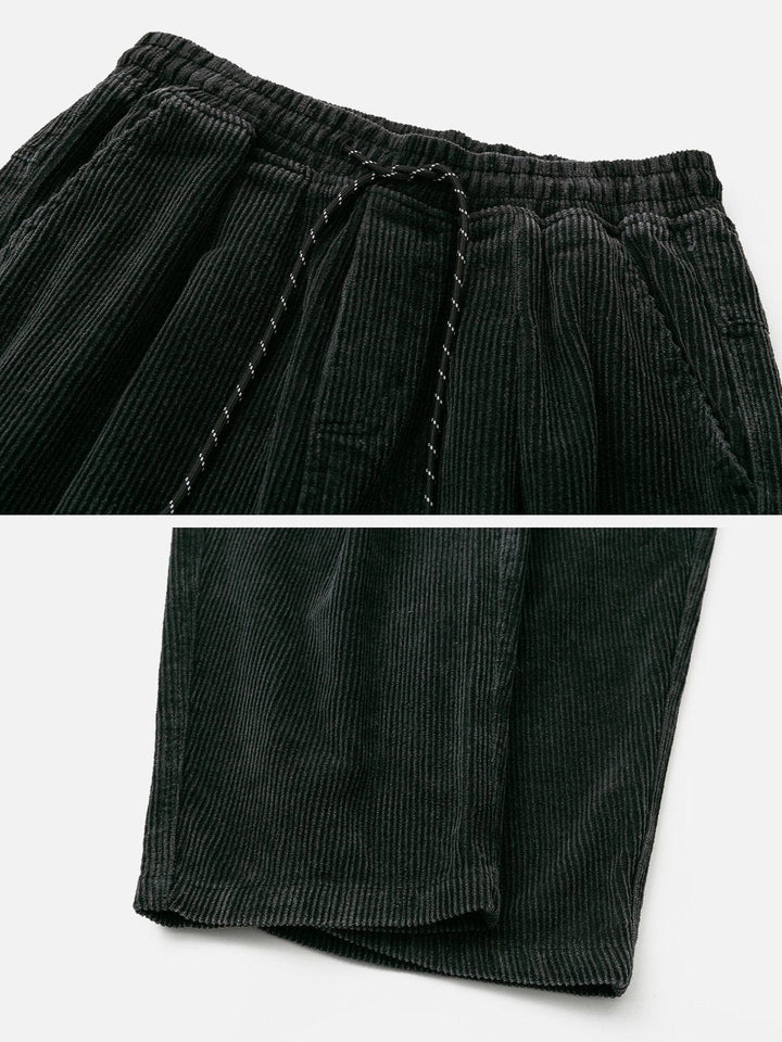 TALISHKO - Washed Corduroy Straight Pants - streetwear fashion, outfit ideas - talishko.com