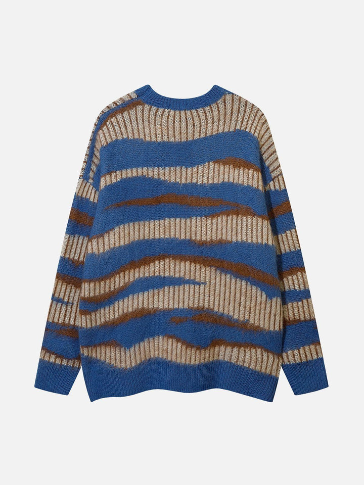 TALISHKO™ - Zebra Print Mohair Sweater