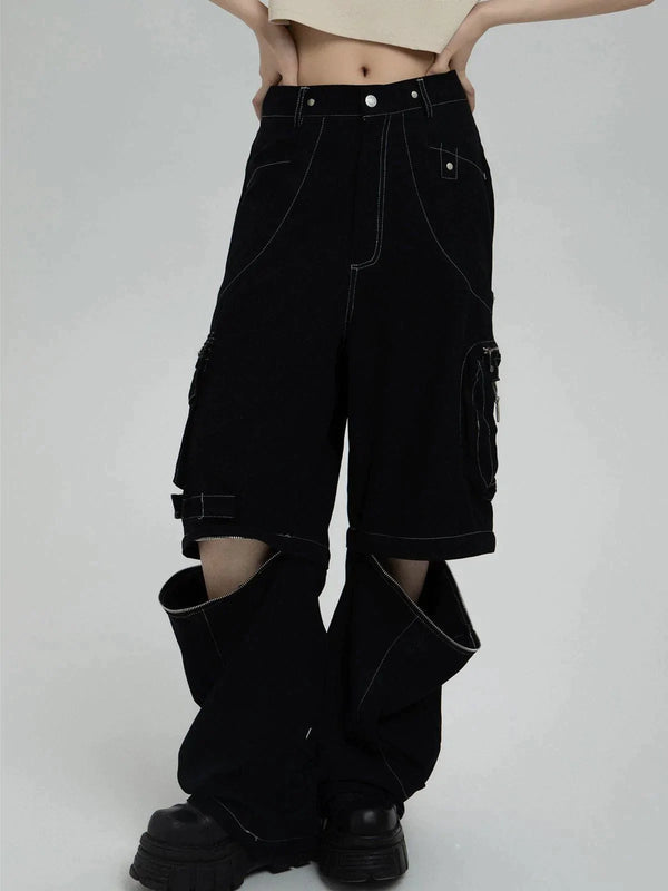 TALISHKO - Zip Detachable Pants - streetwear fashion, outfit ideas - talishko.com